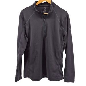 Spyder Mens Large 1/4 Zip Performance Pullover Long Sleeve Activewear Jacket